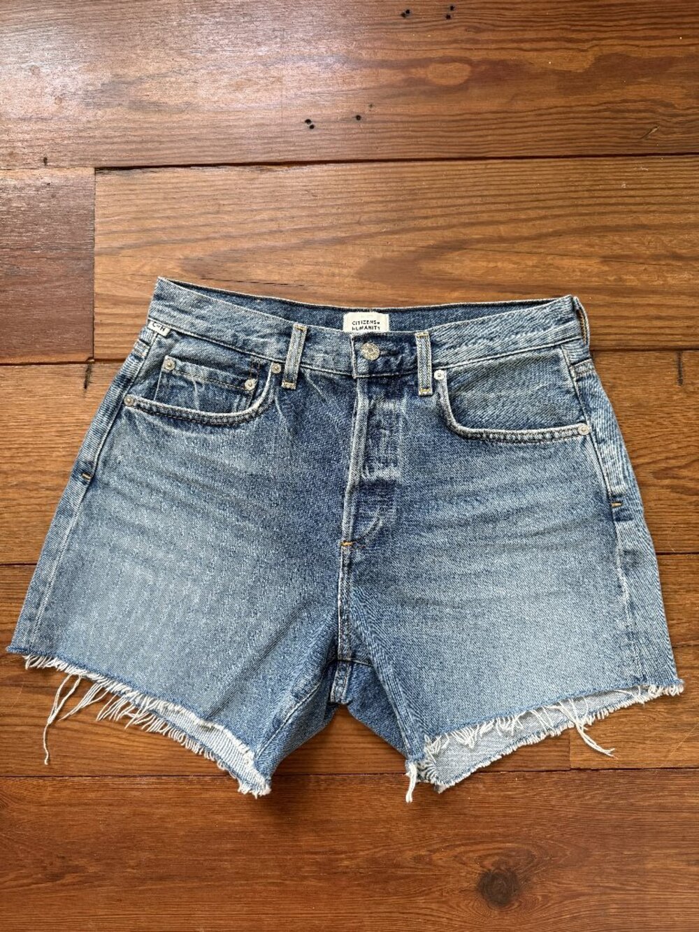 EUC Citizens of Humanity Annabelle Long Denim Shorts- Size 25